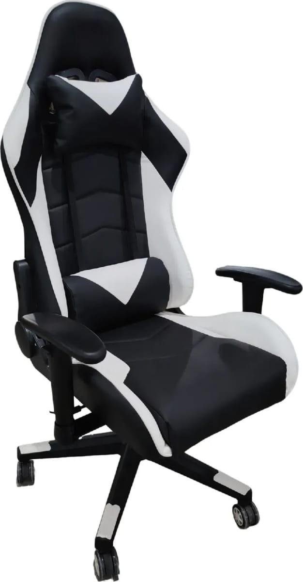 Fotoliu gaming MG-Plus XPrime Negru / Alb