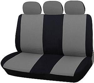 Husa pentru scaun auto AIRLINE ACS-VP-02 9 buc. (negru/gri)