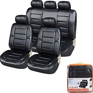 Husa pentru scaun auto AIRLINE ACS-UEL-08 11 buc. (negru)