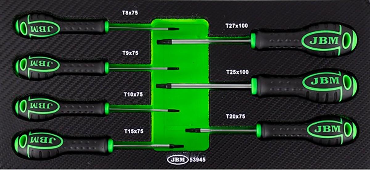 Set de surubelnite JBM 7 buc. 53945