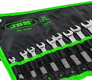 Set de chei JBM 14 buc. 6-19 mm 54097