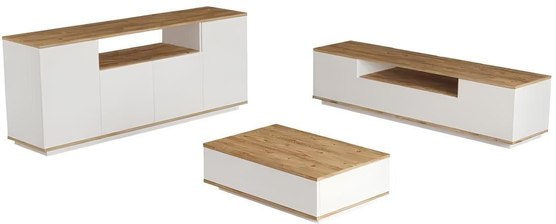 Living Trendy Fr18-Aw Pinul Atlantic Alb 180x45x45cm