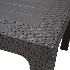 Masa de gradina Heniver Rattan 70x120 Maro