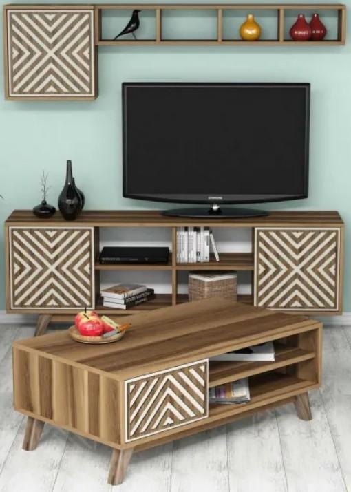 Living Trendy Inci 160x35x56.2cm Nuc/Crem