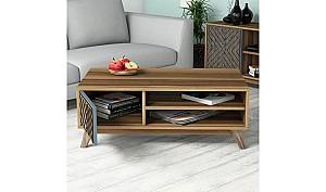 Living Trendy Inci 160x35x56.2cm Nuc(Maro)/ Albastru