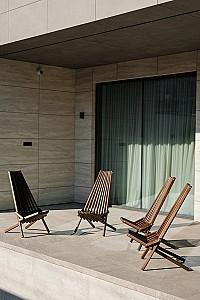 Scaun terasa Kentucky Garden Elite Stejar Artisan (Maro)