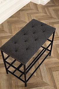 Raft pentru incaltaminte Nex Home Teddy Gri inchis