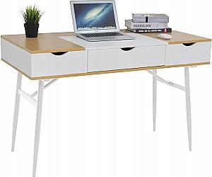 Masa de birou Jumi CM-305281 Stejar/Alb