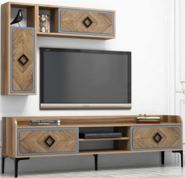 Living Samba Samba 180x35x52 Nuc(Maro)/Albastru