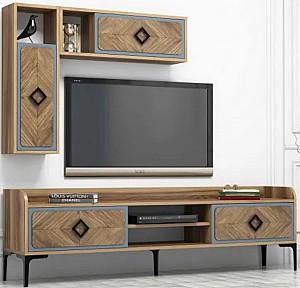 Living Samba Samba 180x35x52 Nuc(Maro)/Albastru