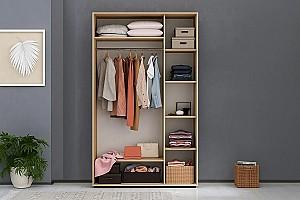 Dulap-cupe Nex Home Oglinda Sonoma (Bej) 100x60x220 cm