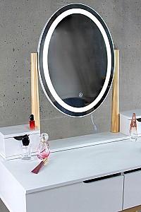 Masa de machiaj Jumi CM-920439 Alb/Bej