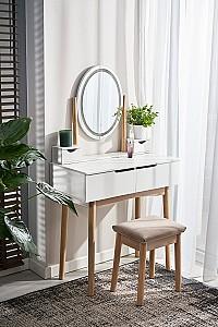 Masa de machiaj Jumi CM-920439 Alb/Bej