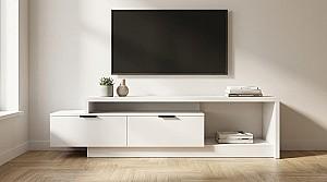 Tumba pentru televizor MatroLuxe Urban 2 Alb