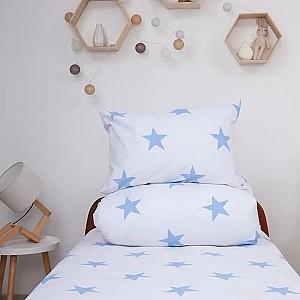 Lenjerie de pat Relaxe Home Soft Dreams 145x210 Stars Blue