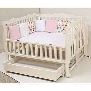 Patut copii Goydalka DUO (1B330-1) Alb