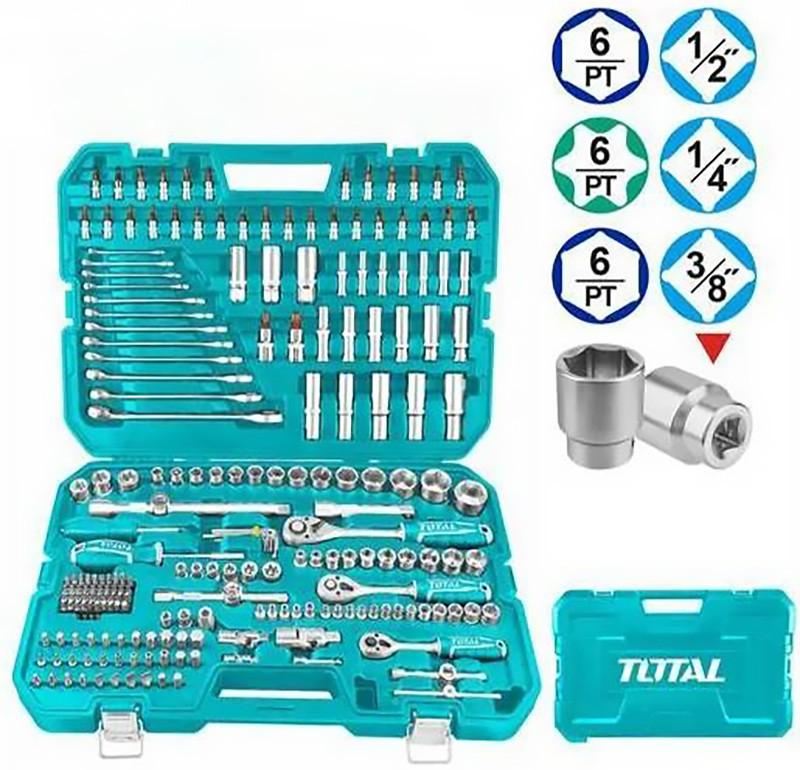 Set de scule Total 216 buc THKTHP22166