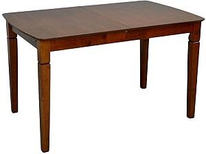 Set de masa si scaune Evelin HV-27V Burnish Oak + 4 scaune GLORIA Burnish Oak / Ekea12 Dark Brown