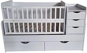 Patut copii Eucalyptus Larry Premium Transformer (DS-1001) White