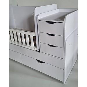 Patut copii Eucalyptus Larry Premium Transformer (DS-1001) White