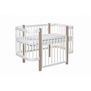 Patut copii Eucalyptus Karol Premium (DS-9051) Alb/Cappuccino