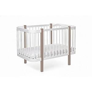 Patut copii Eucalyptus Karol Premium (DS-9051) Alb/Cappuccino