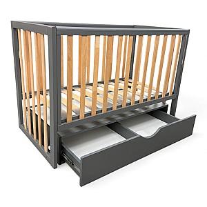 Patut copii Eucalyptus Mia Elite (DS-E406) Grafit/Natural