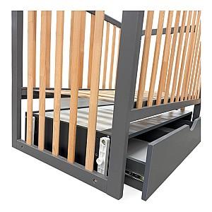 Patut copii Eucalyptus Mia Elite (DS-E406) Grafit/Natural