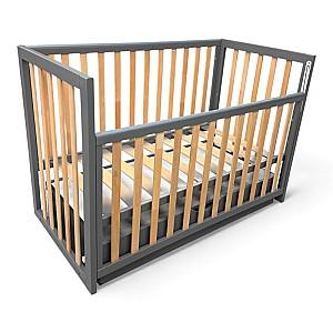 Patut copii Eucalyptus Mia Elite (DS-E406) Grafit/Natural