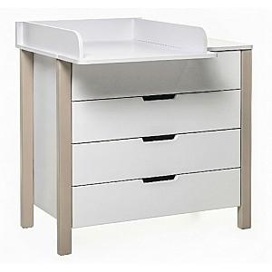 Comoda copii Eucalyptus Karol90 (DSK-K05) Alb/Cappucino