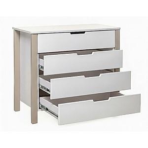 Comoda copii Eucalyptus Karol90 (DSK-K05) Alb/Cappucino