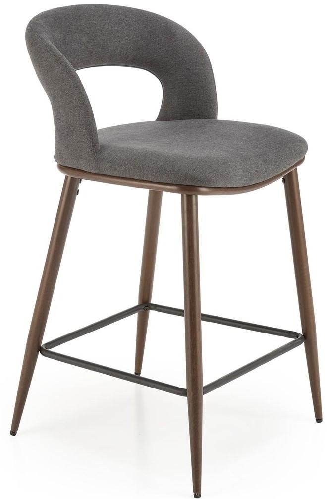 Scaun Halmar H114 Gri / Nuc (Maro)