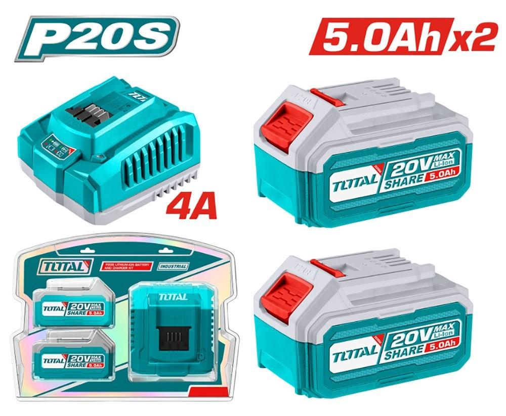 Incarcator pentru scule electrice Total TFBCPK2513