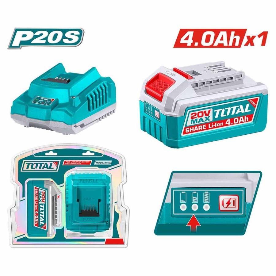 Incarcator pentru scule electrice Total TFBCPK1012