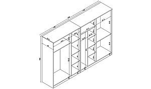 Dulap Trendy Kardelen 1600-117