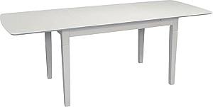 Set de masa si scaune Evelin HV-27V White + 4 scaune Wenyi White / NV-10WP Grey