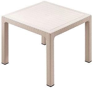 Masa de gradina Heniver Rattan 90x90 Cappuccino