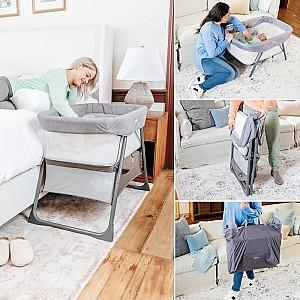 Patut copii Graco Side by Side 2 in 1 Fossil