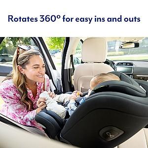 Scaun auto copii Graco 360 Turn2Me Grow  I-Size Midnight GC2404AAMDN000