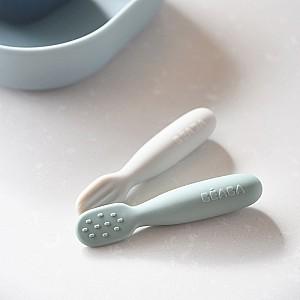 Set de tacimuri Beaba Sage Green/Velvet Grey (B913578)