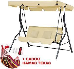 Leagan balansoar Waltz RODOS (bej) + Hamac TEXAS