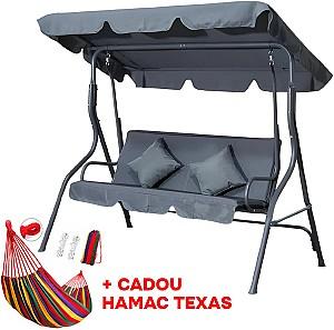 Leagan balansoar Waltz RODOS (gri) + Hamac TEXAS