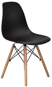 Set de masa si scaune Evelin DT 431-1R Wo + 4 scaune LC-021 Black (Negru)