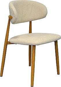 Set de masa si scaune Evelin DT 402-1Wo + 4 scaune QT-284 Wo / UF885-02 Light Beige