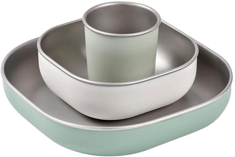 Set de vesela Beaba Sage Green (B913583)