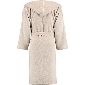 Halat de baie Rhomtuft Baronesse Unisex Stone M