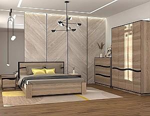 Set dormitor Yasen Geneva B(4D) Stejar Sonoma Trufel/Wenge Magic