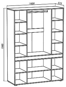 Set dormitor Yasen Leo Nr.1 Cașmir / Stejar Artisan