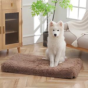 Pat pentru caine Jumi Dreptunghiular 100x60x8cm Bej