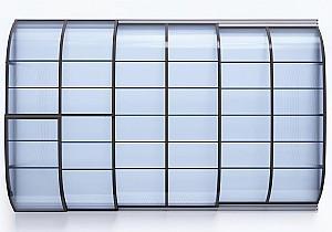 Pavilion pentru piscina Albixon Dallas Clear B